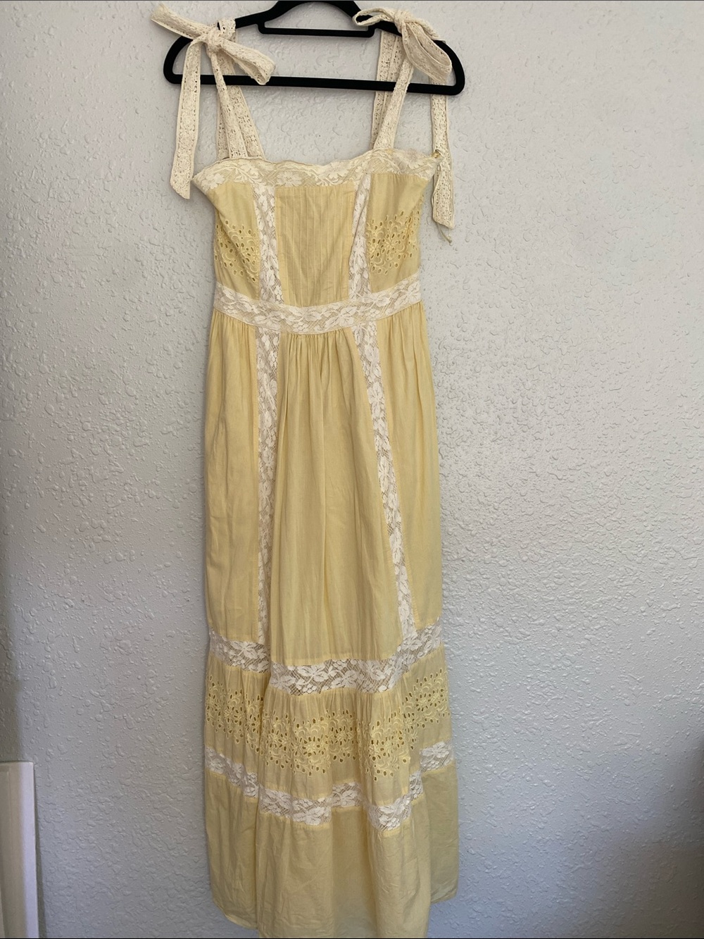 LoveShackFancy Ayala Dress in gilded yellow Size 0